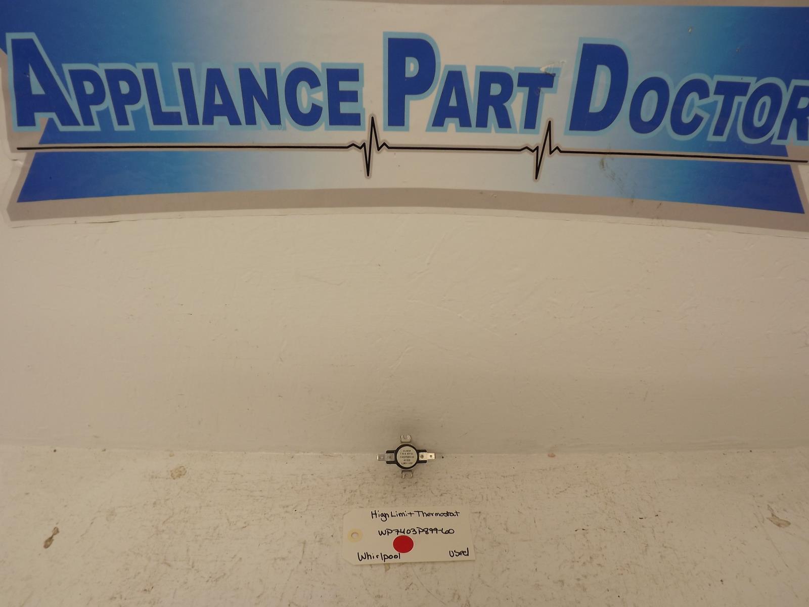 Whirlpool Range WP7403P899-60 High Limit Thermostat Used Whirlpool Range WP7403P899-60 High Limit Thermostat Used